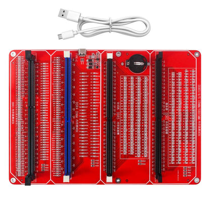 Testeur 4 en 1 avec indicateur LED pour modules de mémoire DDR3/DDR4 UDMM/DDR5 de bureau/DDR5 serveur, 4 In 1