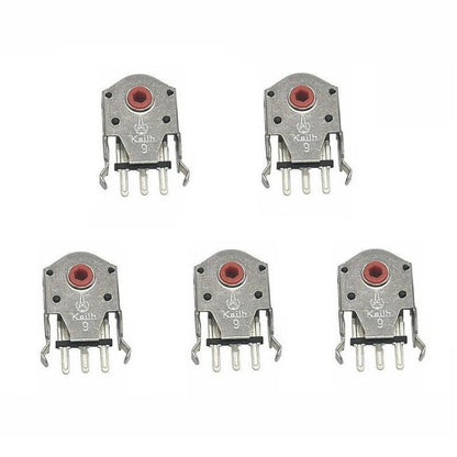 Encodeur de molette de souris anti-poussière Kailh à noyau rouge (lot de 5), 7mm, 9mm, 10mm, 11mm
