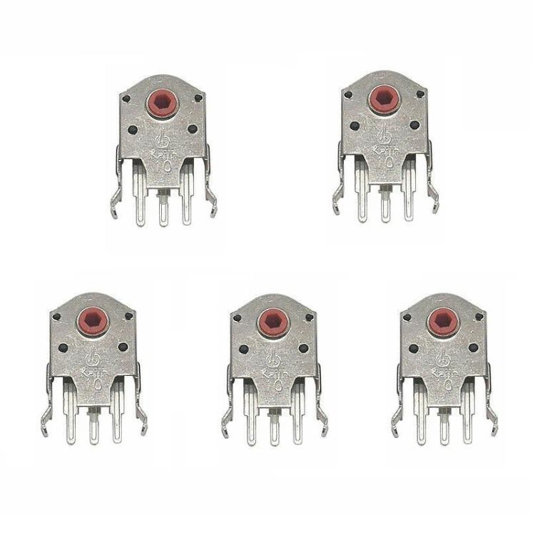 Encodeur de molette de souris anti-poussière Kailh à noyau rouge (lot de 5), 7mm, 9mm, 10mm, 11mm