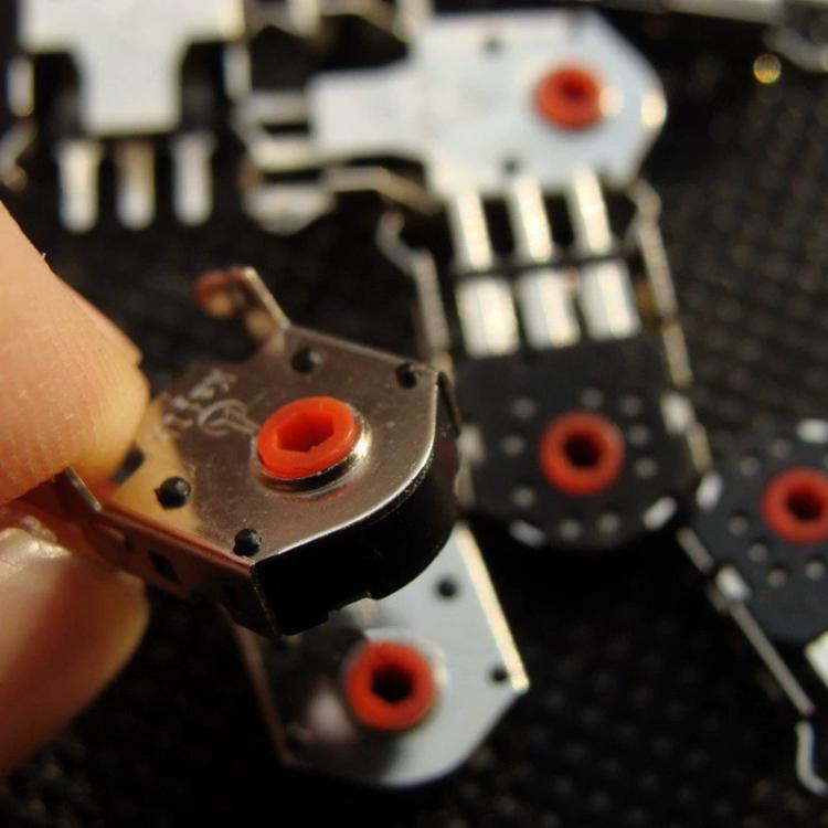 Encodeur de molette de souris anti-poussière Kailh à noyau rouge (lot de 5), 7mm, 9mm, 10mm, 11mm