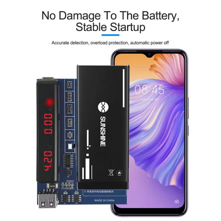 Outil de réparation de téléphones portables pour carte d'activation d'affichage numérique de charge de batterie de la série Transsion, SS-904B