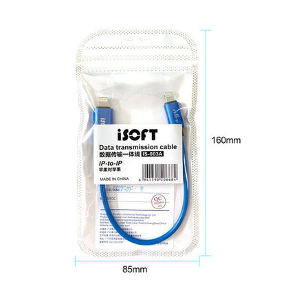 Câble combiné de transfert de données pour la réparation de téléphones, ISOFT IS-003A 8 Pin To 8 Pin, ISOFT IS-003B 8 Pin To USB, ISOFT IS-003B 8 Pin To Type-C