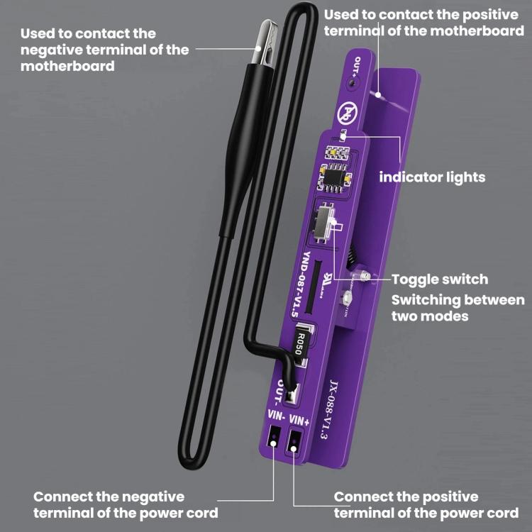 LAN RUI Clip d'alimentation sans batterie et non crypté pour iPhone / Android