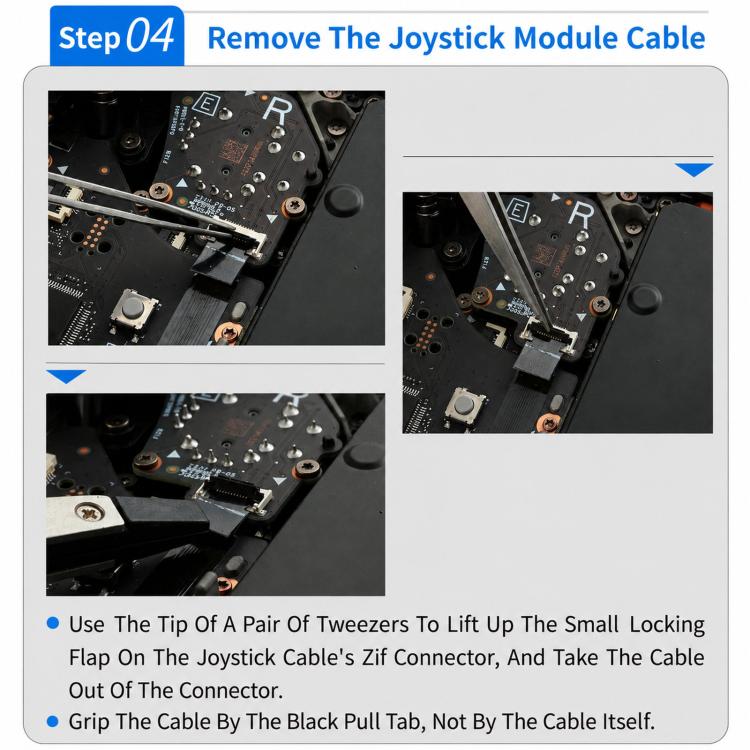 Kit de remplacement de joystick électromagnétique GuliKit SD05 pour Steam Deck OLED, kit de réparation de joystick analogique à effet Hall, sans soudure, détection tactile capacitive, for Steam Deck OLED