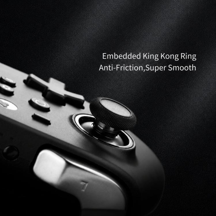 Kit de joysticks GuliKit NS34 King Kong Ring : 6 embouts de remplacement en 1 avec 3 hauteurs, compatibles avec la série de manettes GuliKit King Kong., NS34 Black, NS34 Gray