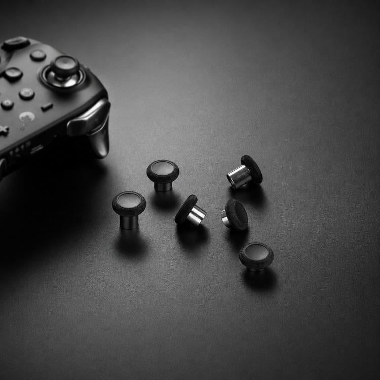 Kit de joysticks GuliKit NS34 King Kong Ring : 6 embouts de remplacement en 1 avec 3 hauteurs, compatibles avec la série de manettes GuliKit King Kong., NS34 Black, NS34 Gray
