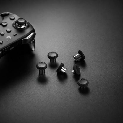 Kit de joysticks GuliKit NS34 King Kong Ring : 6 embouts de remplacement en 1 avec 3 hauteurs, compatibles avec la série de manettes GuliKit King Kong., NS34 Black, NS34 Gray