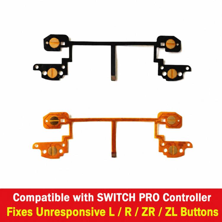 Câble flexible de réparation pour boutons de gâchette L/R/ZL/ZR de la manette Nintendo Switch Pro (film conducteur)