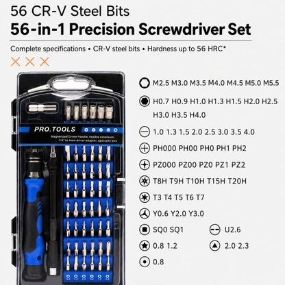 Kit d'outils de réparation électronique avec tournevis de précision pour téléphone, ordinateur et montre, 80-Piece Set