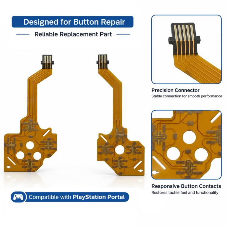 Câble flexible de remplacement pour bouton Portal PlayStation, film conducteur, clavier, Left Side, Right Side, Left & Right Side
