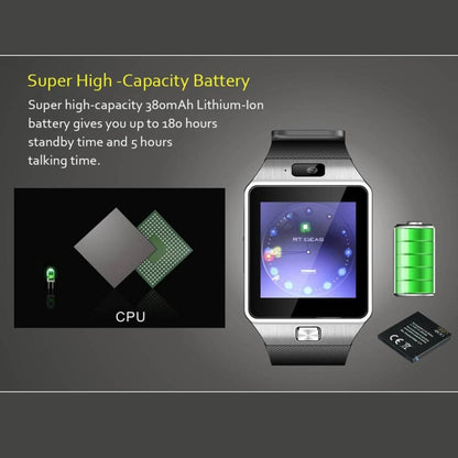 DZ09 Écran 1,56 pouces Bluetooth 3.0 Smart Watch Phone