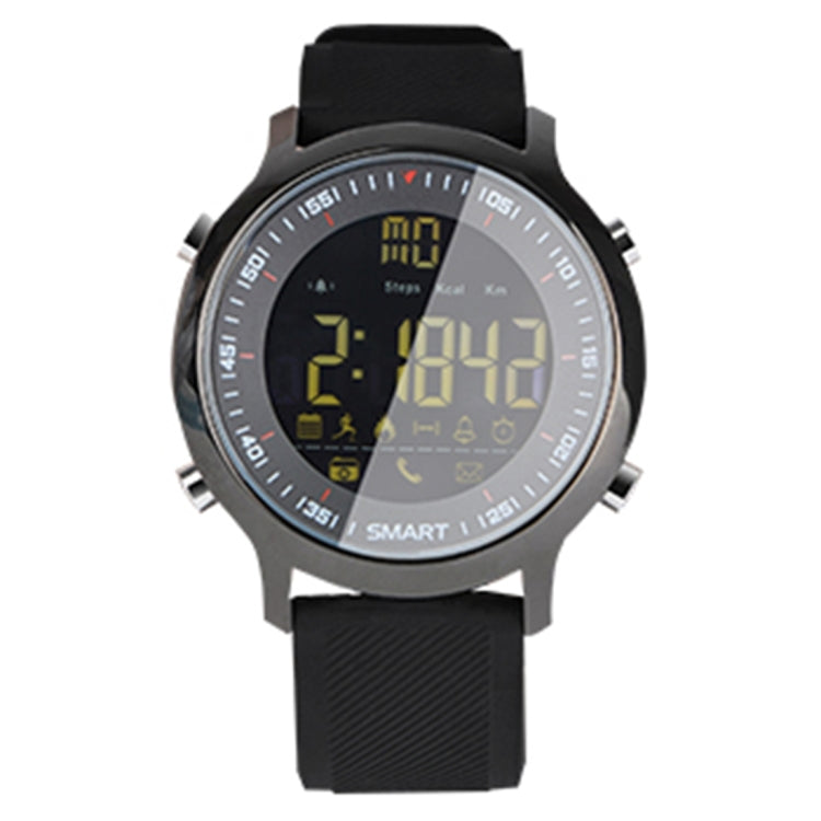 EX18 Montre de sport intelligente FSTN Écran plein écran Cadran lumineux Bracelet en TPU haute résistance, Comptage des étapes de soutien / Calories brûlées / Date du calendrier / Bluetooth 4.0 / Rappel d'appel entrant / Rappel de batterie faible