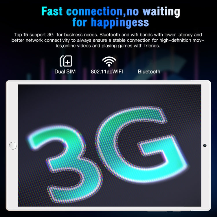 Android 5.1 MT6592 Quad Core, prise en charge double SIM, WiFi, BT, GPS, P15 1GB+32GB