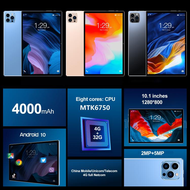 Android 8.0 MTK6750 Octa Core 1,8 GHz, double SIM, prise en charge GPS, OTG, WiFi, BT, 4GB+64GB, MTK6750 4GB+64GB