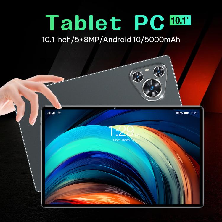 Tablette PC 4G LTE BDF P70 10,1 pouces, 6 Go + 128 Go, Android 10, processeur octa-core MTK6750, double SIM, prise européenne, 8GB+256GB, EU Plug