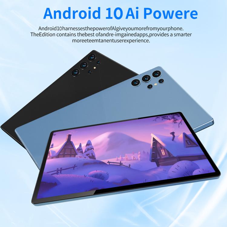 Tablette PC 4G LTE BDF H39 10,1 pouces, 6 Go + 128 Go, Android 10, processeur octa-core MTK6750, double SIM, prise américaine, 8GB+256GB, US Plug