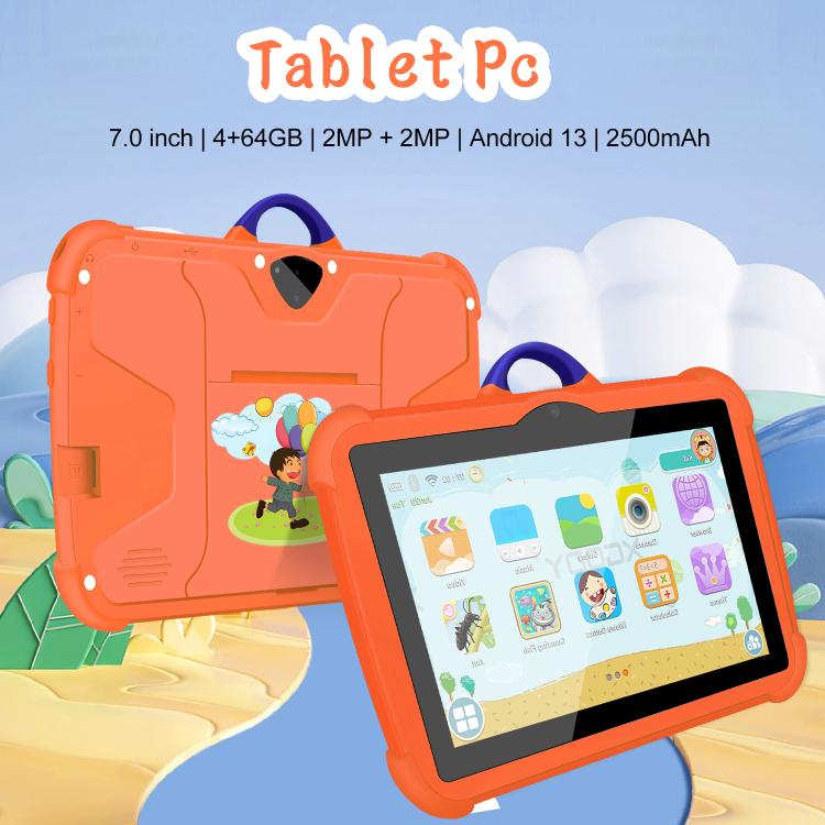 Tablette PC enfant BDF C8 7 pouces WiFi, 2 Go + 32 Go, Android 8.1, processeur octocœur MTK6735, prise US, 4GB+64GB