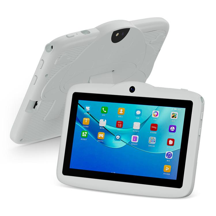 Tablette PC enfant BDF 7 pouces WiFi avec étui en silicone champignon, 2 Go + 32 Go, Android 8.1, processeur quadricœur MTK6735, prise US, 4GB+64GB