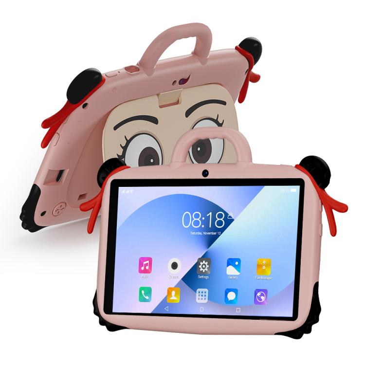 Tablette PC enfant BDF 7 pouces WiFi avec étui en silicone Nezha, 1 Go + 16 Go, Android 8.1, processeur quadricœur MTK6735, prise US, 3GB+32GB