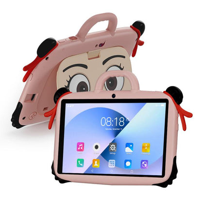 Tablette PC enfant BDF 7 pouces WiFi avec étui en silicone Nezha, 2 Go + 32 Go, Android 8.1, processeur quadricœur MTK6735, prise US, 4GB+64GB