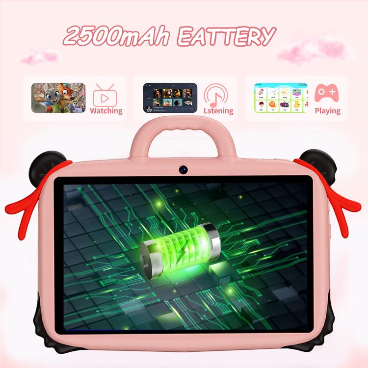 Tablette PC enfant BDF 7 pouces WiFi avec étui en silicone Nezha, 2 Go + 32 Go, Android 8.1, processeur quadricœur MTK6735, prise US, 4GB+64GB