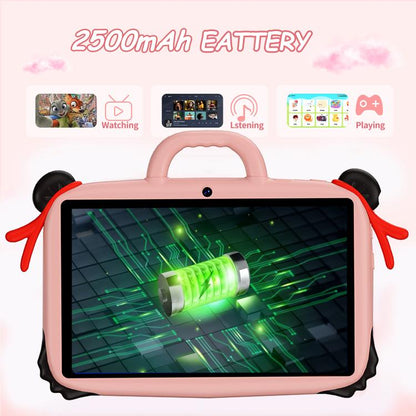 Tablette PC enfant BDF 7 pouces WiFi avec étui en silicone Nezha, 2 Go + 32 Go, Android 8.1, processeur quadricœur MTK6735, prise US, 4GB+64GB