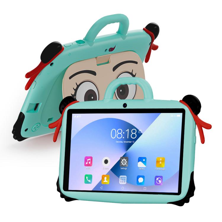 Tablette PC enfant BDF 7 pouces WiFi avec étui en silicone Nezha, 2 Go + 32 Go, Android 8.1, processeur quadricœur MTK6735, prise US, 4GB+64GB