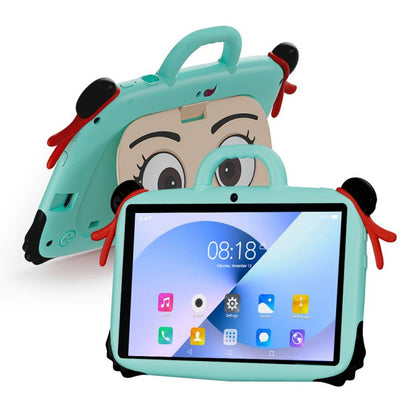 Tablette PC enfant BDF 7 pouces WiFi avec étui en silicone Nezha, 2 Go + 32 Go, Android 8.1, processeur quadricœur MTK6735, prise US, 4GB+64GB