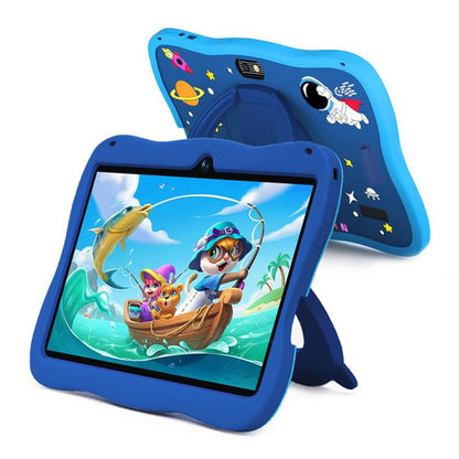 Tablette PC enfant BDF 7 pouces WiFi avec coque en silicone astronaute, 2 Go + 32 Go, Android 8.1, processeur quadricœur MTK6735, prise US, 4GB+64GB