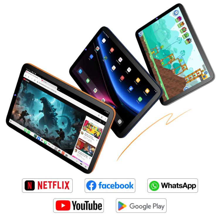 Tablette PC réseau 4G Nodizz Npad23, 4 Go + 32 Go, écran 10,1 pouces, Android 10, processeur octocœur MTK6755, prise européenne