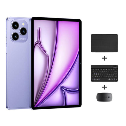 Tablette PC Pad 8 Pro 10,1 pouces 4G LTE (pack combo), 4 Go + 32 Go, Android 10, processeur octa-core MT6755, avec clavier, souris et étui en cuir, prise britannique., UK Plug