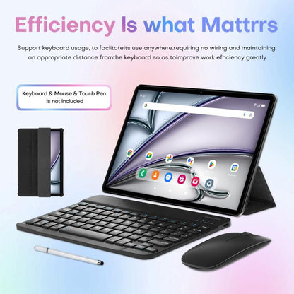 Tablette PC Pad 8 Pro 10,1 pouces 4G LTE (pack combo), 4 Go + 32 Go, Android 10, processeur octa-core MT6755, avec clavier, souris et étui en cuir, prise britannique., UK Plug