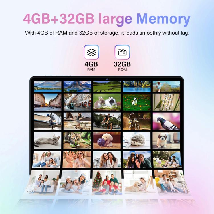 Tablette PC Pad 8 Pro 10,1 pouces 4G LTE (pack combo), 4 Go + 32 Go, Android 10, processeur octa-core MT6755, avec clavier, souris et étui en cuir, prise australienne., AU Plug