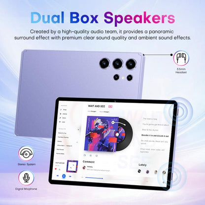 Pad 9 Pro 10.1 inch 4G LTE Tablet PC Combo Set, 4GB+32GB, Android 10 MT6755 Octa Core, with Keyboard / Mouse / Leather Case, EU Plug, EU Plug