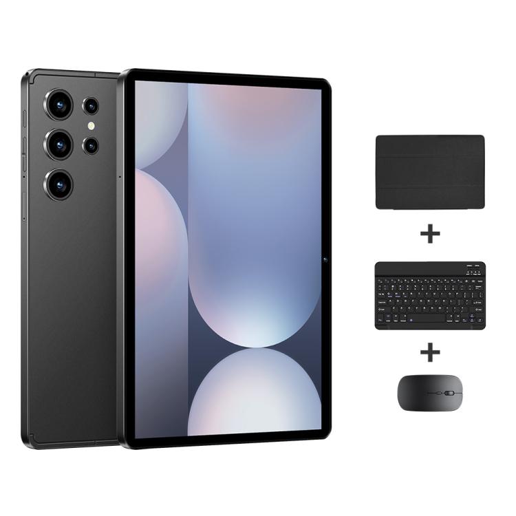 Tablette PC Pad 9 Pro 10,1 pouces 4G LTE (pack combo), 4 Go + 32 Go, Android 10, processeur octa-core MT6755, avec clavier, souris et étui en cuir, prise britannique., UK Plug