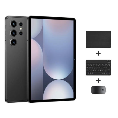 Tablette PC Pad 9 Pro 10,1 pouces 4G LTE (pack combo), 4 Go + 32 Go, Android 10, processeur octa-core MT6755, avec clavier, souris et étui en cuir, prise britannique., UK Plug