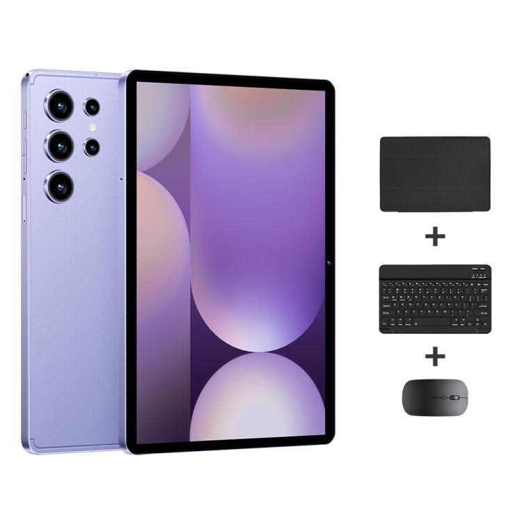 Tablette PC Pad 9 Pro 10,1 pouces 4G LTE (pack combo), 4 Go + 32 Go, Android 10, processeur octa-core MT6755, avec clavier, souris et étui en cuir, prise britannique., UK Plug