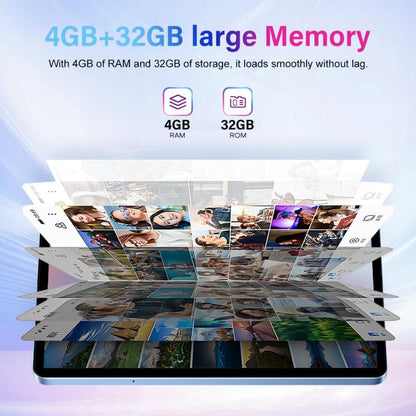 Tablette PC Pad 9 Pro 10,1 pouces 4G LTE (pack combo), 4 Go + 32 Go, Android 10, processeur octa-core MT6755, avec clavier, souris et étui en cuir, prise britannique., UK Plug