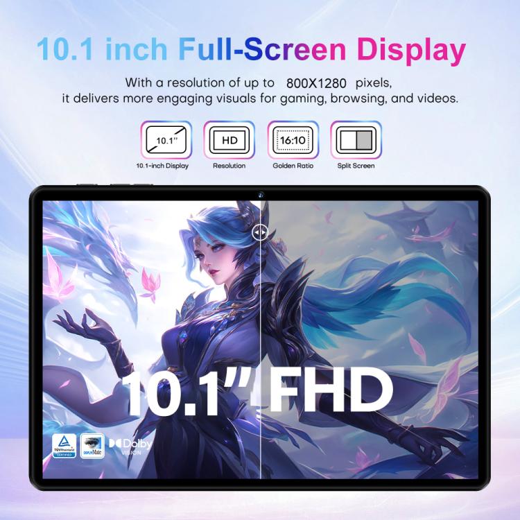 Tablette PC Pad 9 Pro 10,1 pouces 4G LTE (pack combo), 4 Go + 32 Go, Android 10, processeur octa-core MT6755, avec clavier, souris et étui en cuir, prise britannique., UK Plug