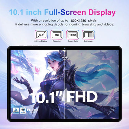 Tablette PC Pad 9 Pro 10,1 pouces 4G LTE (pack combo), 4 Go + 32 Go, Android 10, processeur octa-core MT6755, avec clavier, souris et étui en cuir, prise britannique., UK Plug