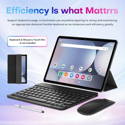 Tablette PC Pad 9 Pro 10,1 pouces 4G LTE (pack combo), 4 Go + 32 Go, Android 10, processeur octa-core MT6755, avec clavier, souris et étui en cuir, prise britannique., UK Plug
