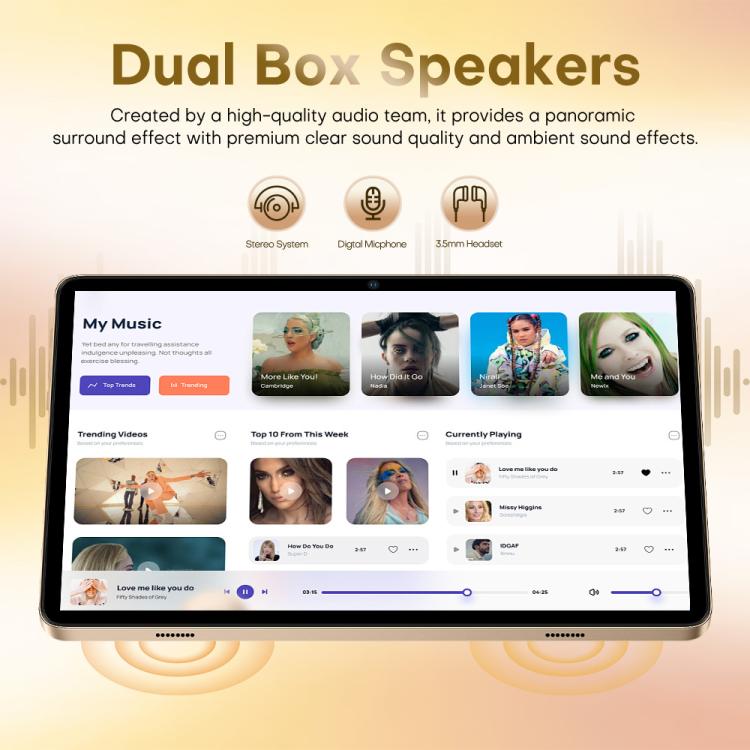 Pad 8 Ultra 10.1 inch 3G Phone Call Tablet PC, 3GB+32GB, Android 10 MTK6755 Quad Core, US Plug, US Plug