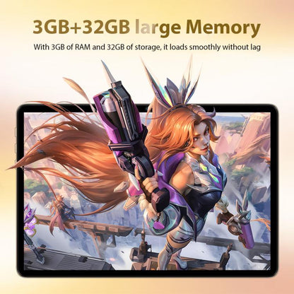 Pad 8 Ultra 10.1 inch 3G Phone Call Tablet PC, 3GB+32GB, Android 10 MTK6755 Quad Core, US Plug, US Plug