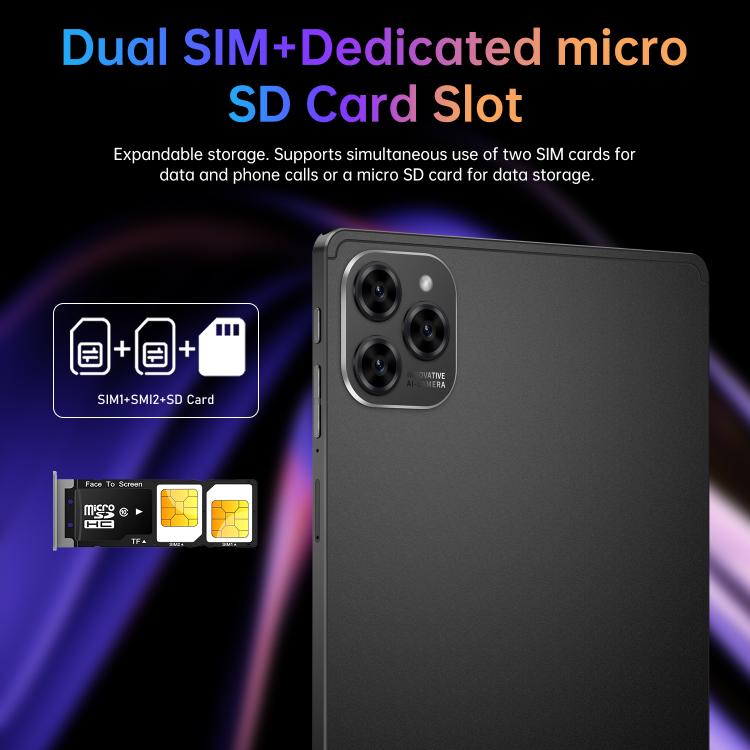 Pad 16 Pro 10.1 inch 4G LTE Tablet PC, 4GB+32GB, Android 10 MTK6755 Octa Core, EU Plug, EU Plug