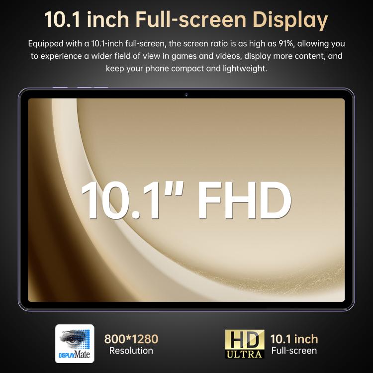 Pad 25 Ultra 10.1 inch 4G LTE Tablet PC, 4GB+32GB, Android 10 MTK6755 Octa Core, US Plug, US Plug