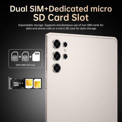 Pad 25 Ultra 10.1 inch 4G LTE Tablet PC, 4GB+32GB, Android 10 MTK6755 Octa Core, EU Plug, EU Plug