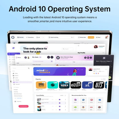 Pro 13 10.1 inch 4G LTE Tablet PC, 4GB+32GB, Android 10 MTK6755 Octa Core, EU Plug, EU Plug