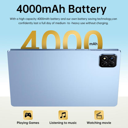 Pad 7 Pro 10.1 inch 4G LTE Tablet PC, 4GB+32GB, Android 10 MTK6755 Octa Core, EU Plug, EU Plug