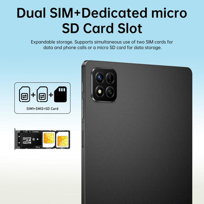 Pad 7 Pro 10.1 inch 4G LTE Tablet PC, 4GB+32GB, Android 10 MTK6755 Octa Core, EU Plug, EU Plug