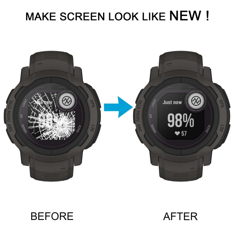 Pour Garmin Instinct 2 écran LCD d'origine avec numériseur assemblage complet